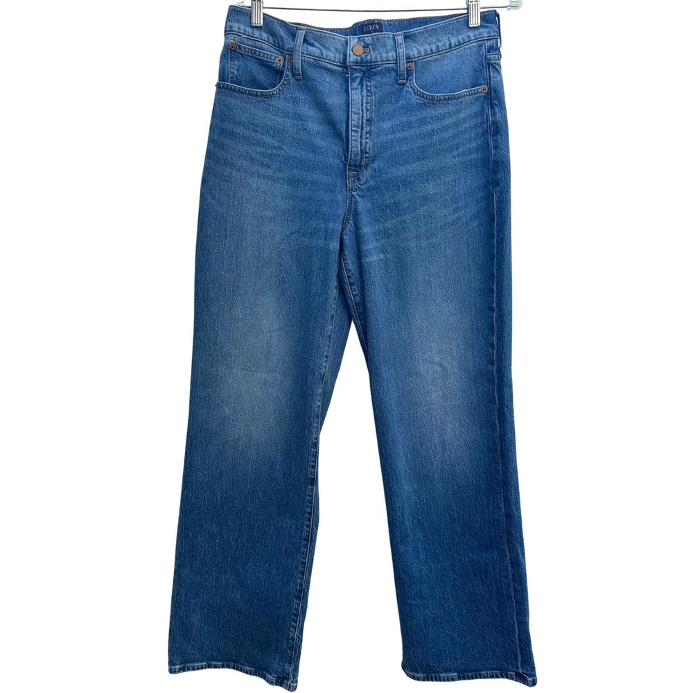 J. Crew Jeans Women‎ 30 Wide Leg Full Length Medium Wash Denim